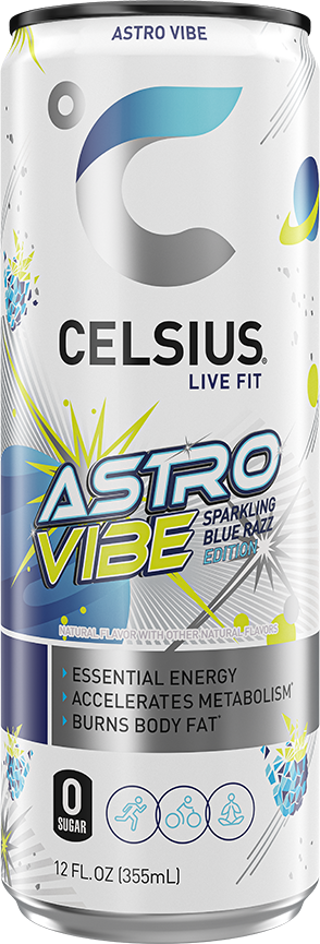 CELSIUS Astro Vibe packaging